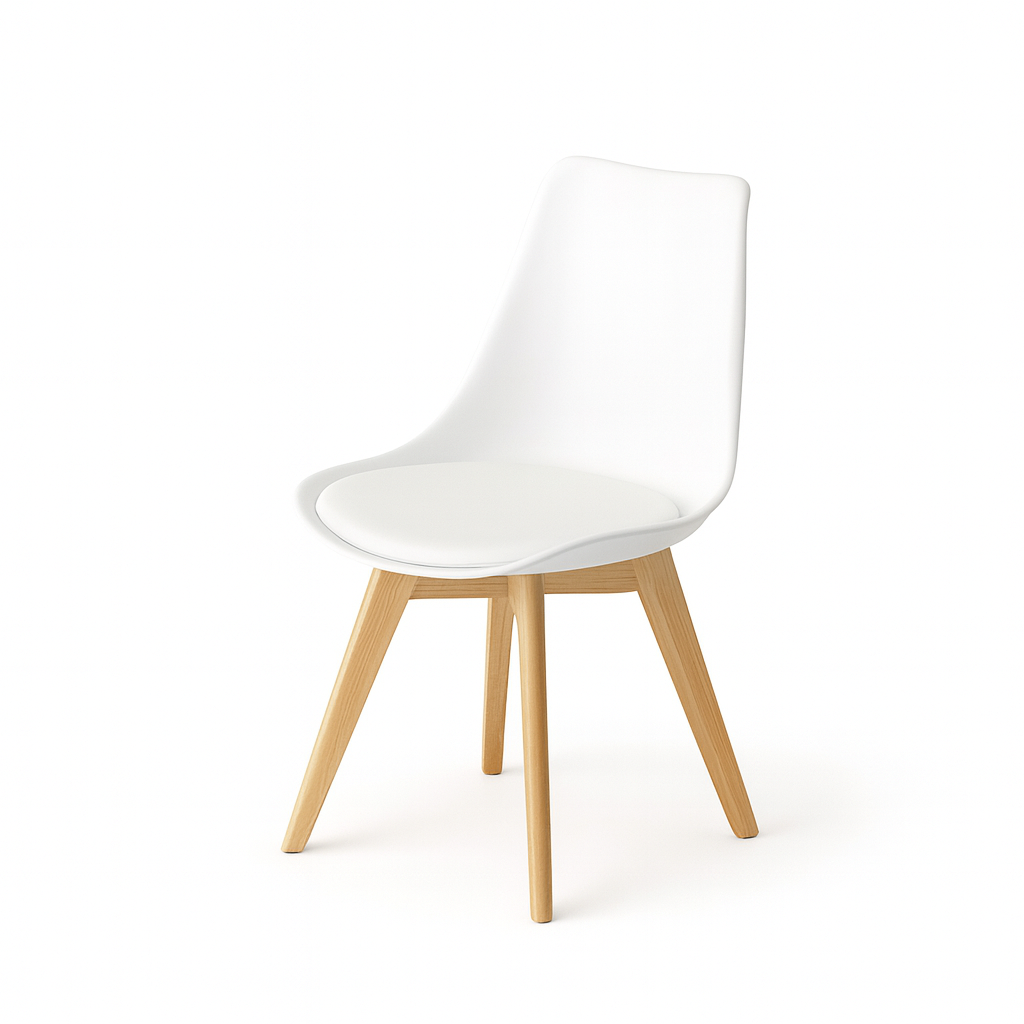 Trpezarijska stolica Oslo Bela, set od 4 komada