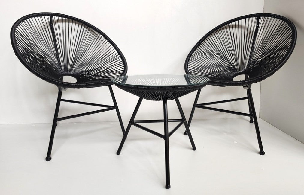 Baštenski set Lounge Black