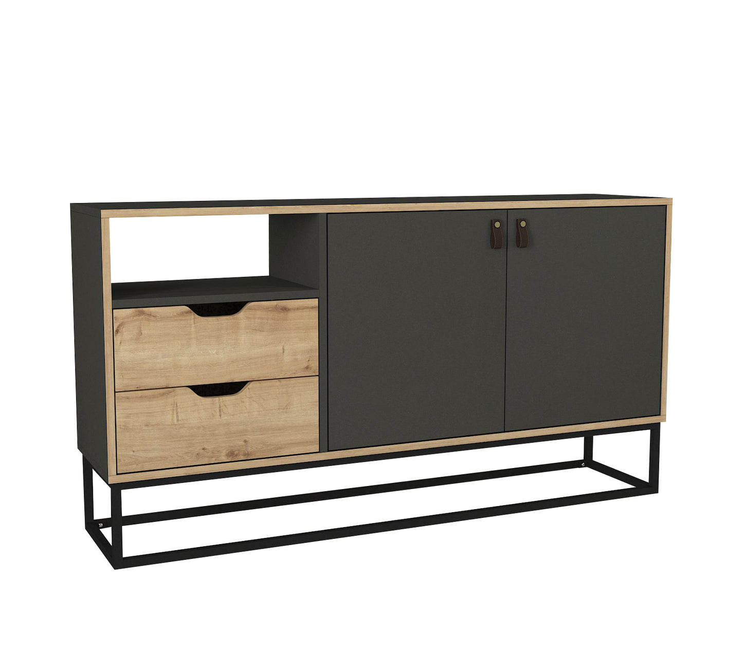 Komoda Dolores 150 Antracit-Sapphire