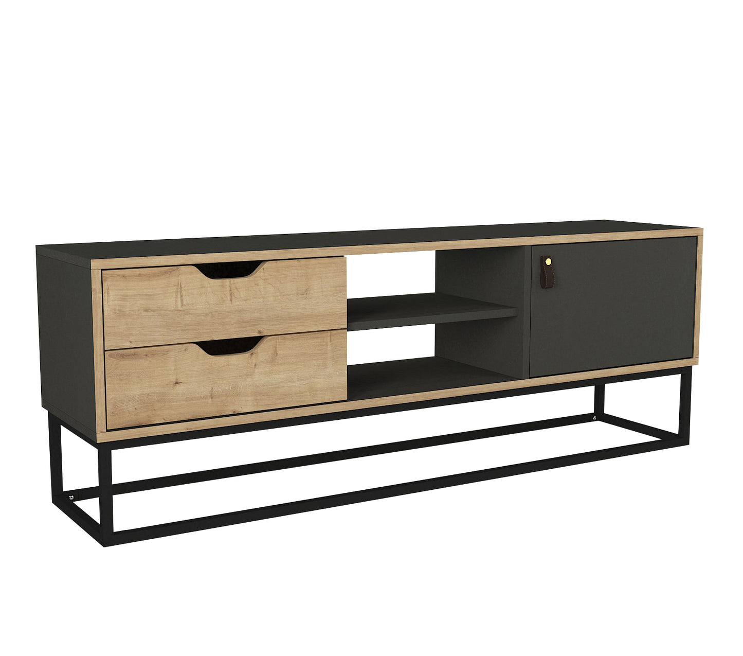 Dolores Tv komoda Antracit-Sapphire