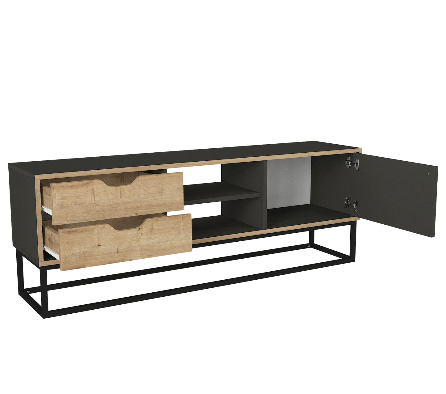 Dolores Tv komoda Antracit-Sapphire