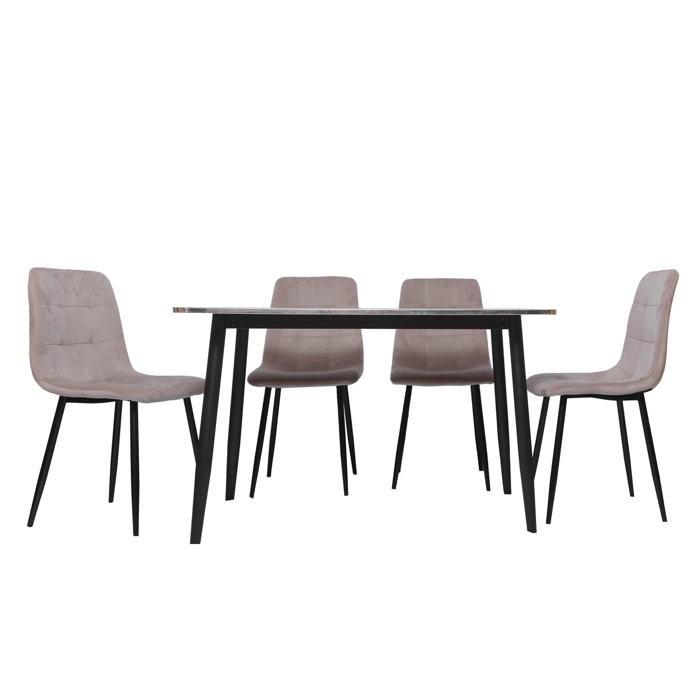 Set trpezarijskih stolica Eterno 4/1 krem