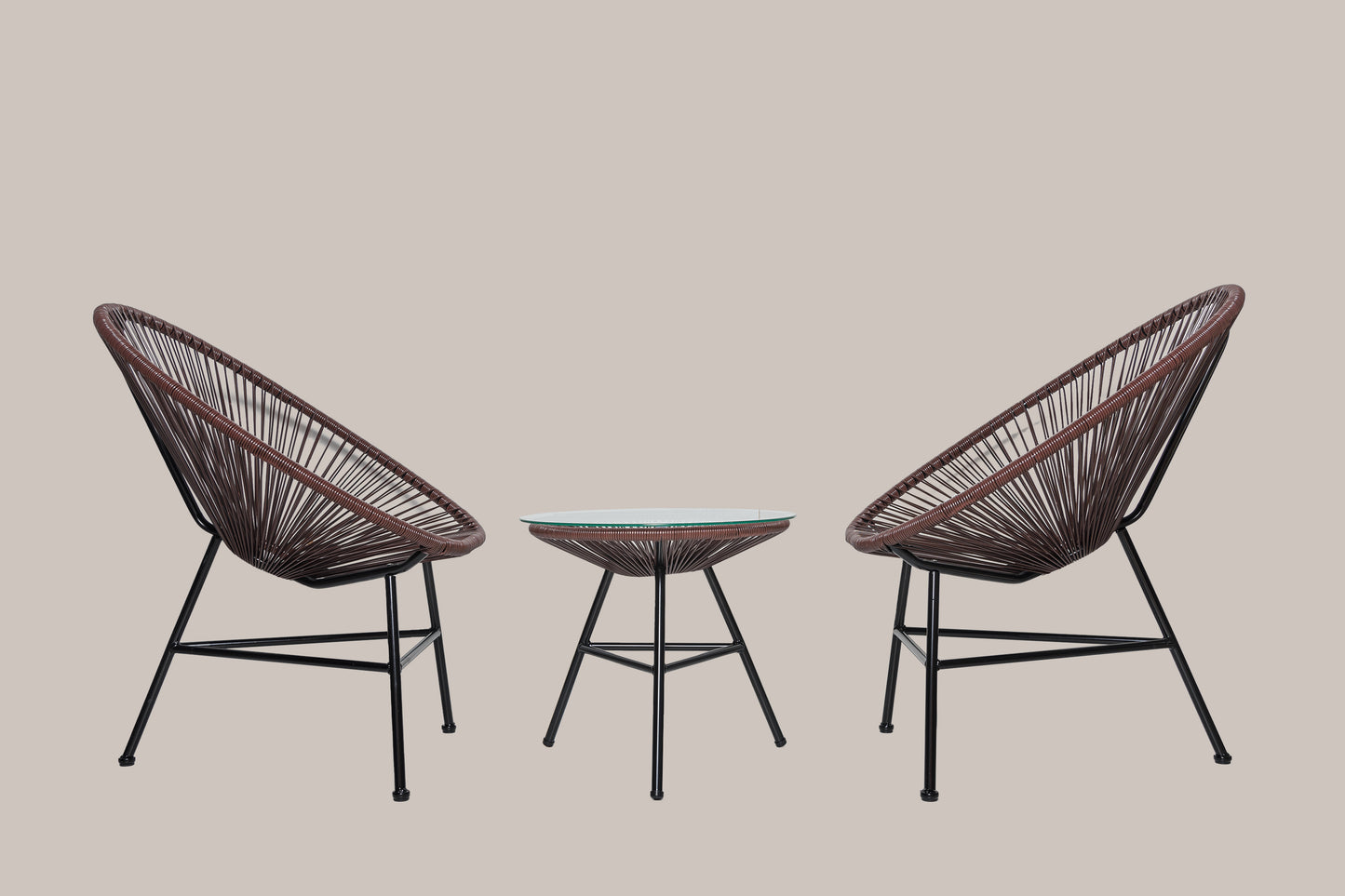 Baštenski set Lounge Brown