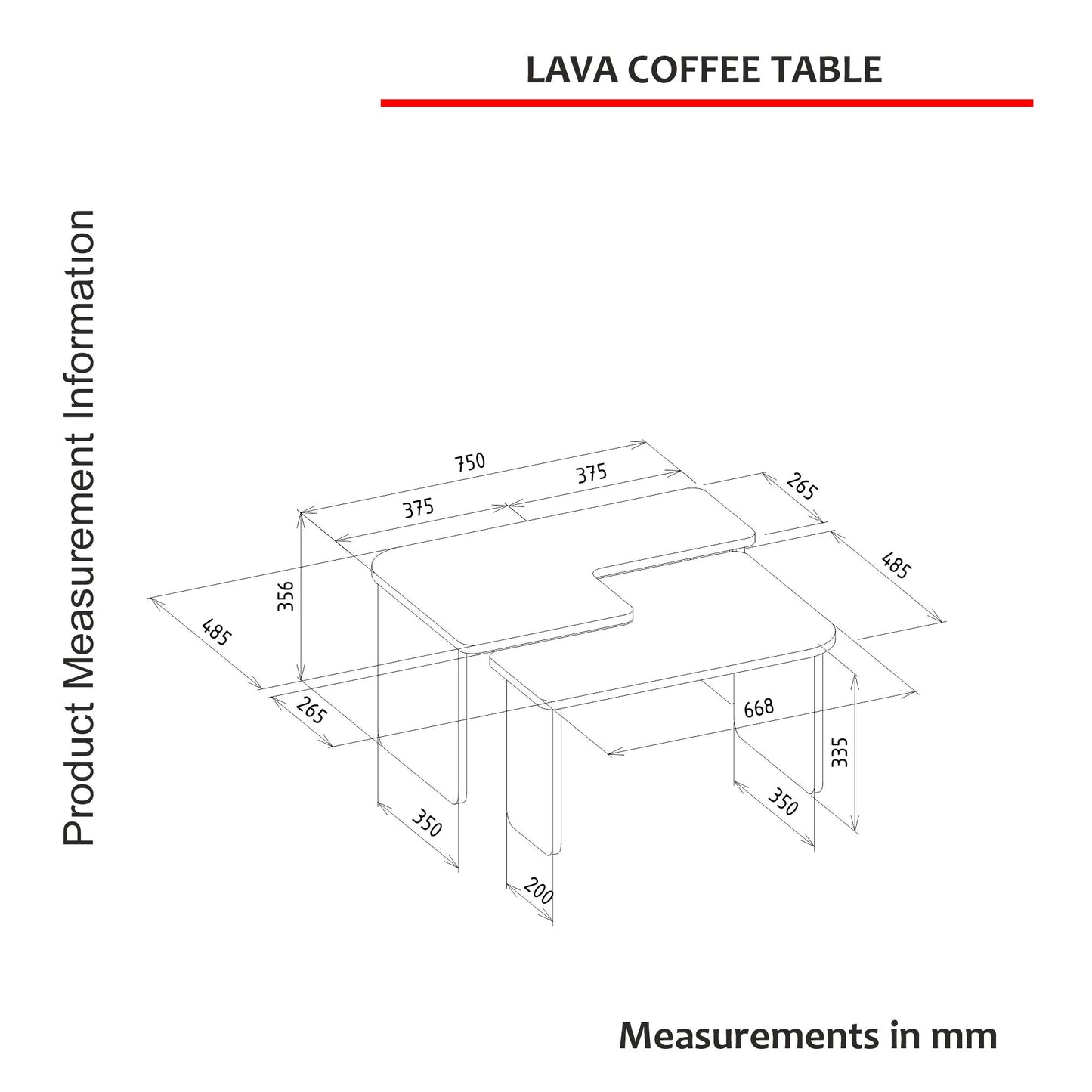 Lava Klub sto Sivo-Antracit