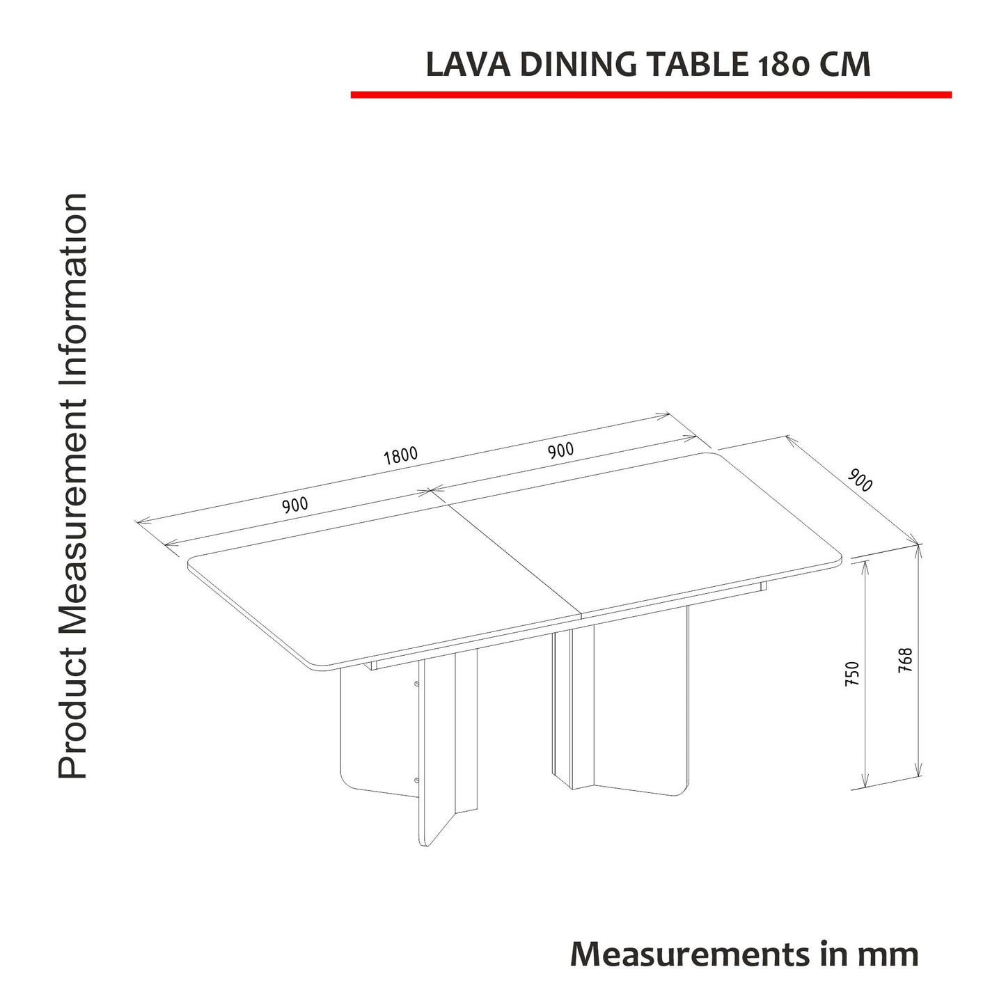 Lava trpezarijski sto Sivo-Antracit