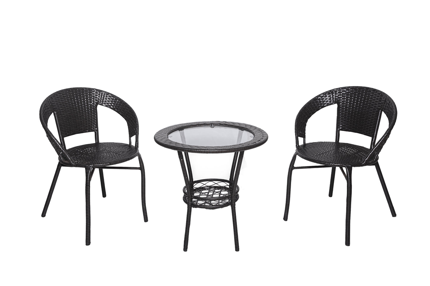 Baštenski set Rattanica Black