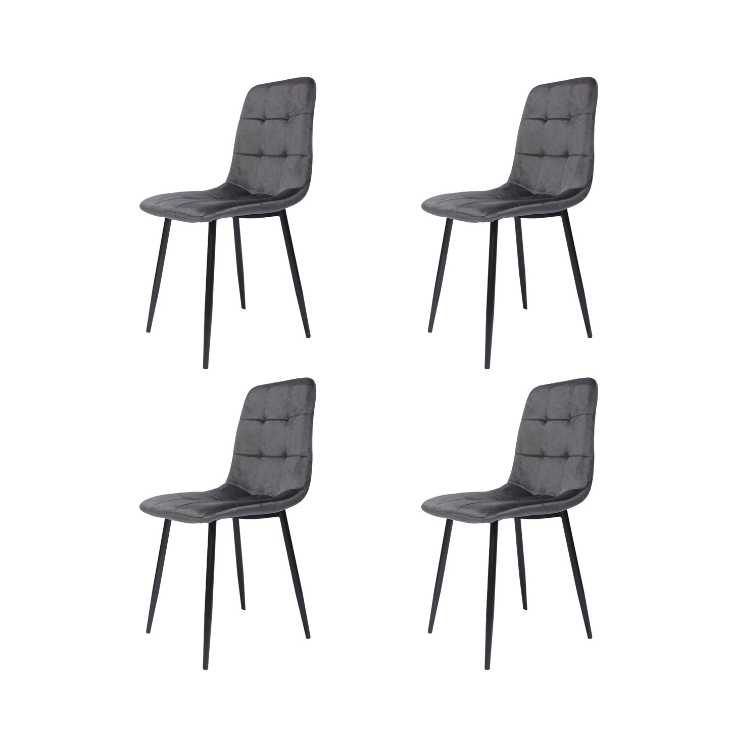 Set trpezarijskih stolica Eterno 4/1 siva