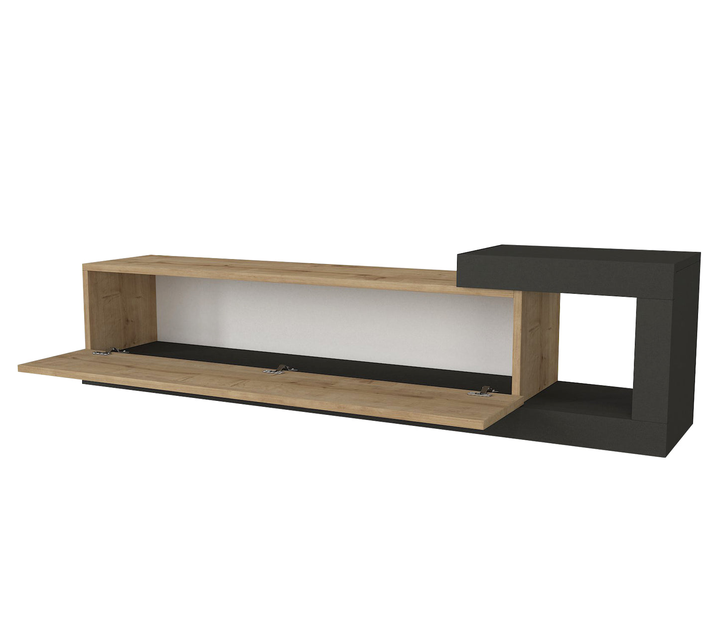 Volare Tv komoda Antracit-Sapphire