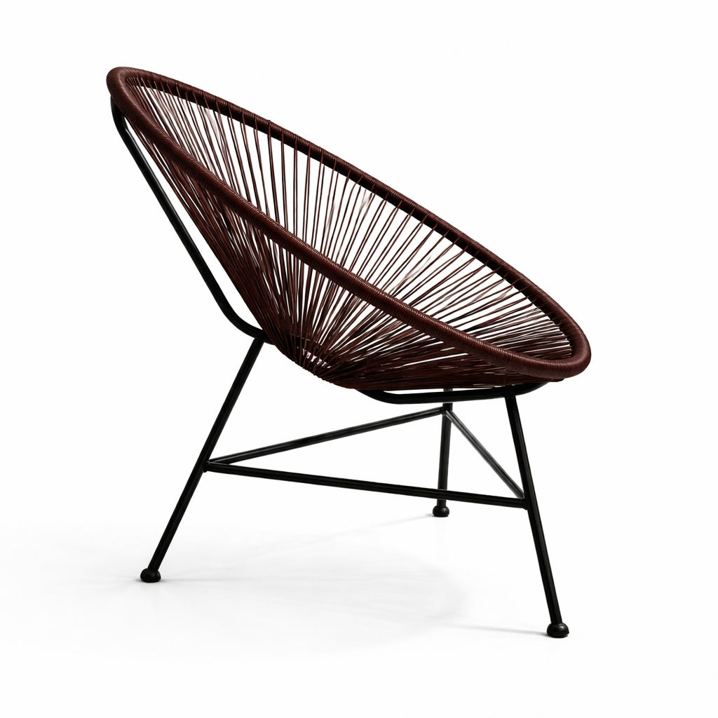 bastenski set lounge braon stolica bok