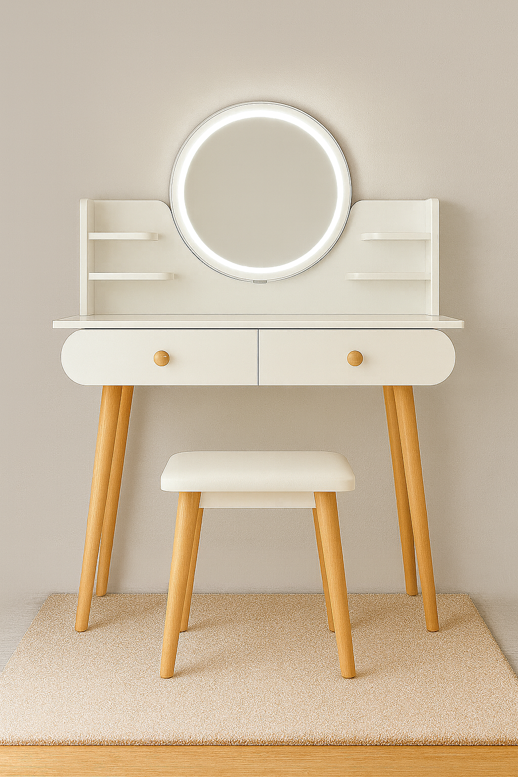 Sto za šminkanje Lumi ST-315 sa stolicom