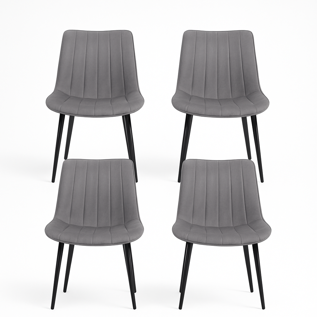 Trpezarijska stolica Linea Steel Siva