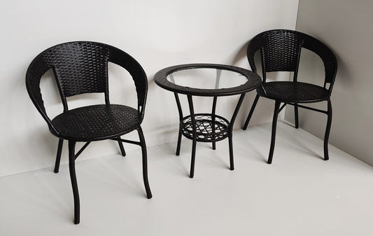 Baštenski set Rattanica Black