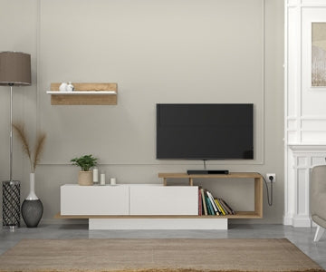 Asos Tv komoda Belo-Hrast