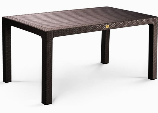 Baštenski sto Golf 125x75 Braon