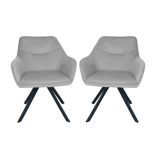 Okretna trpezarijska stolica Nika, set od 2 komada