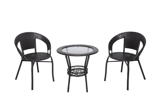 Baštenski set Rattanica Black