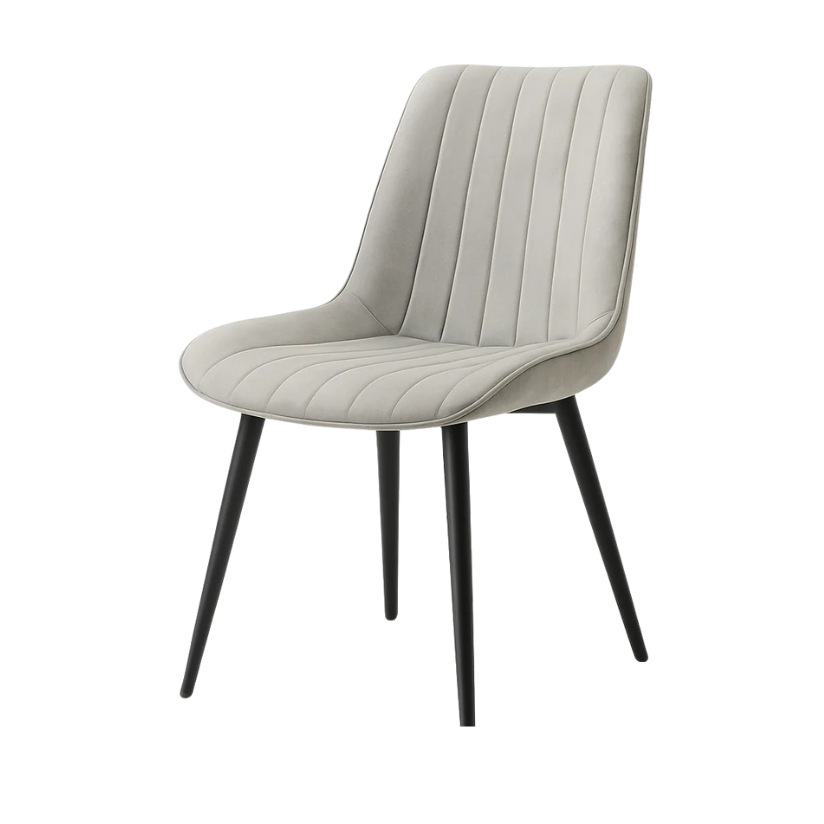 Trpezarijska stolica Linea Steel Krem