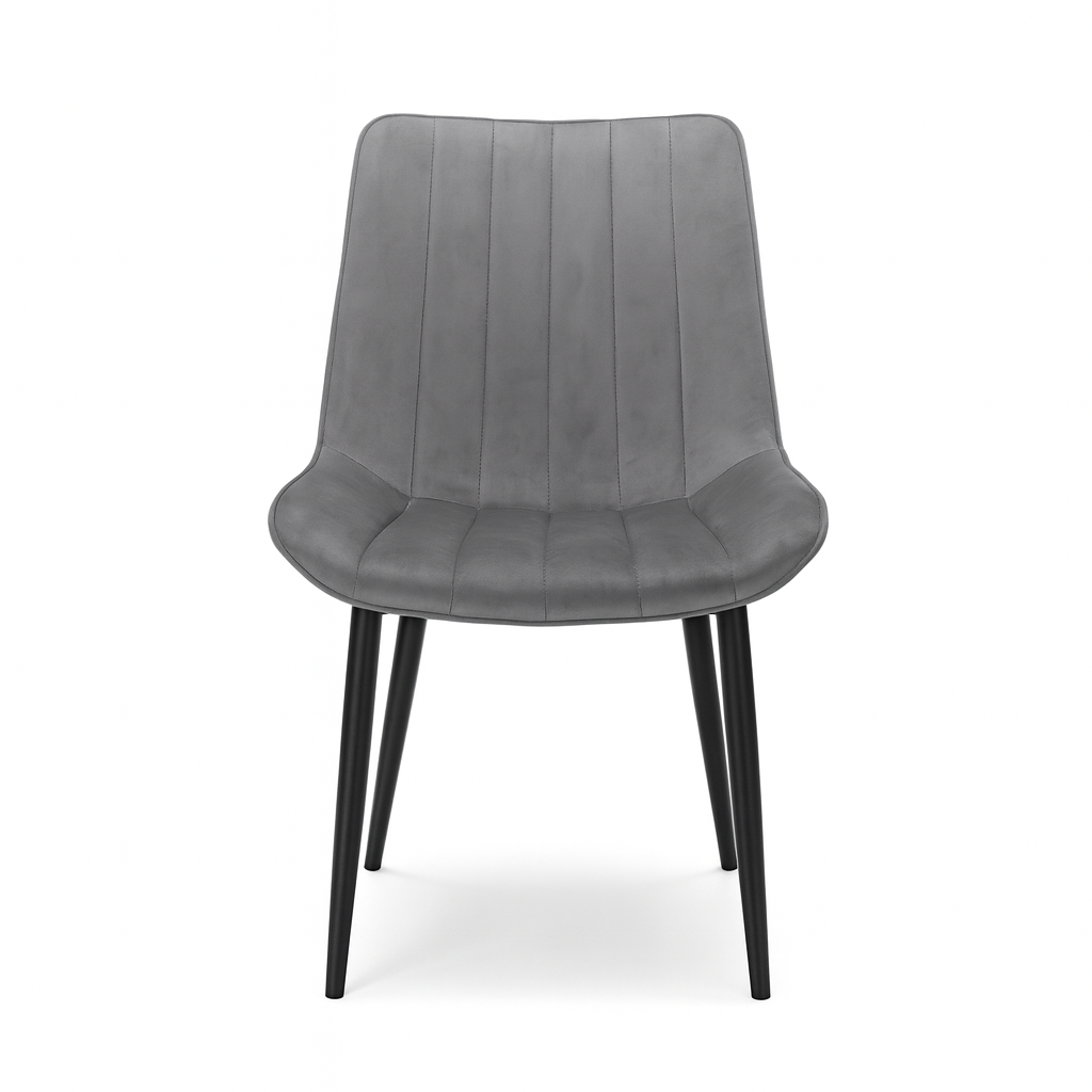 Trpezarijska stolica Linea Steel Siva