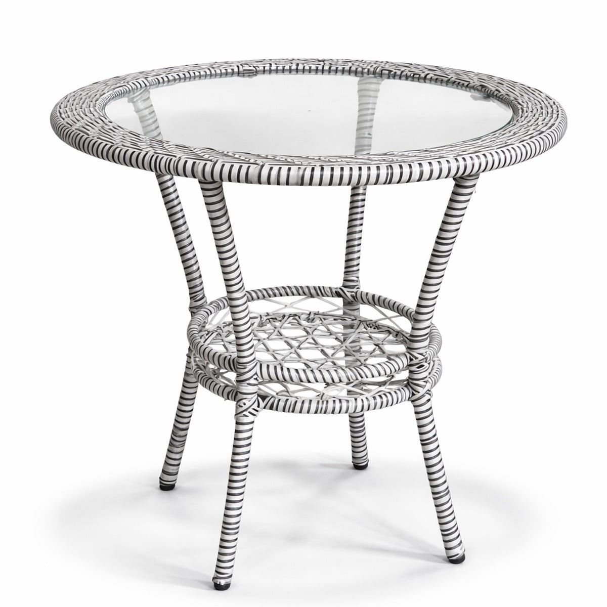 bastenski set rattanica bela sto