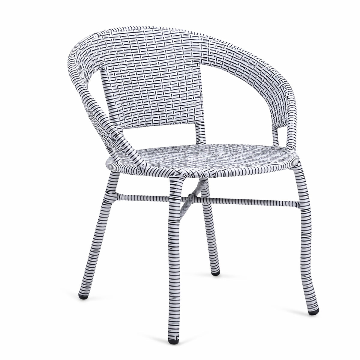 bastenski set rattanica bela stolica