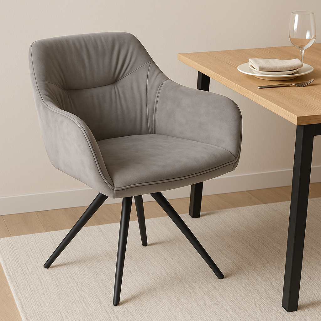 Okretna trpezarijska stolica Nika, set od 2 komada