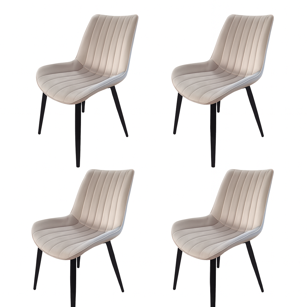 Trpezarijska stolica Linea Stell krem, set od 4 komada