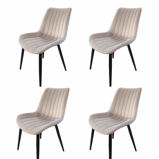 Trpezarijska stolica Linea Stell krem, set od 4 komada