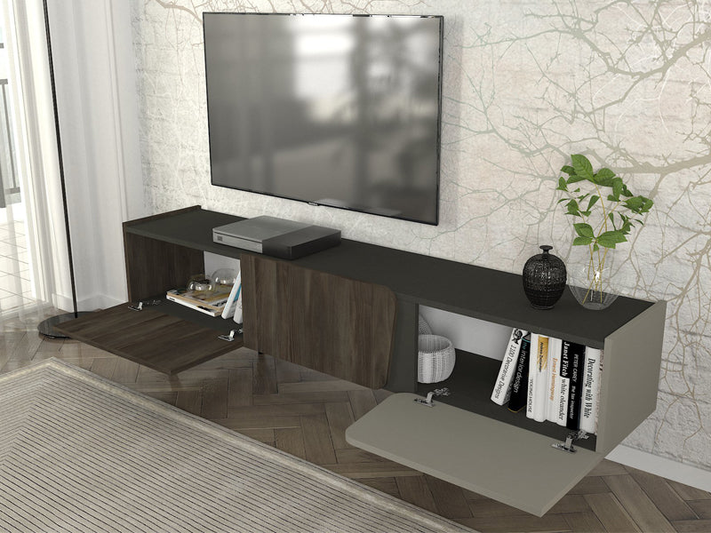 tv regal piazza antracit hrast donji deo